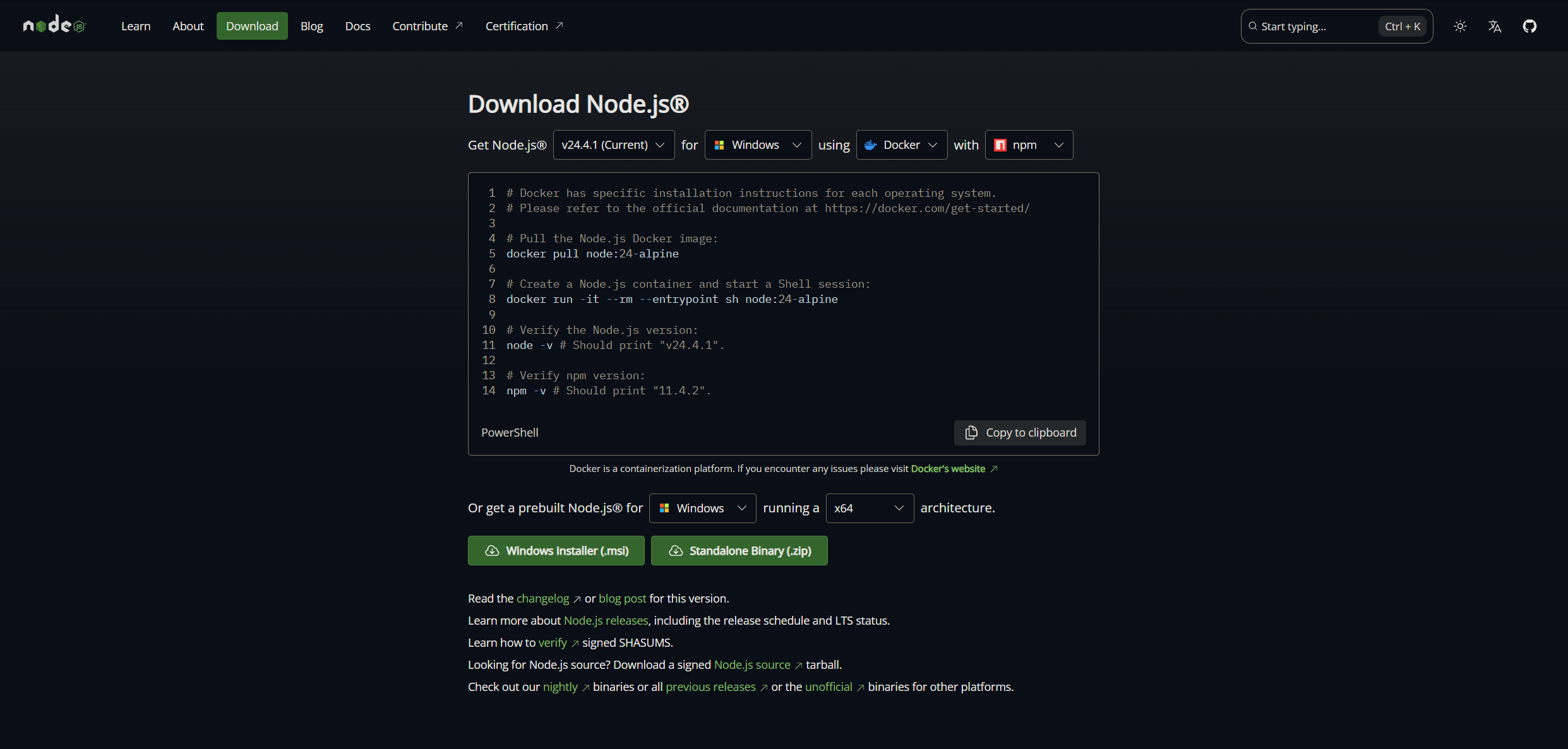 node.js